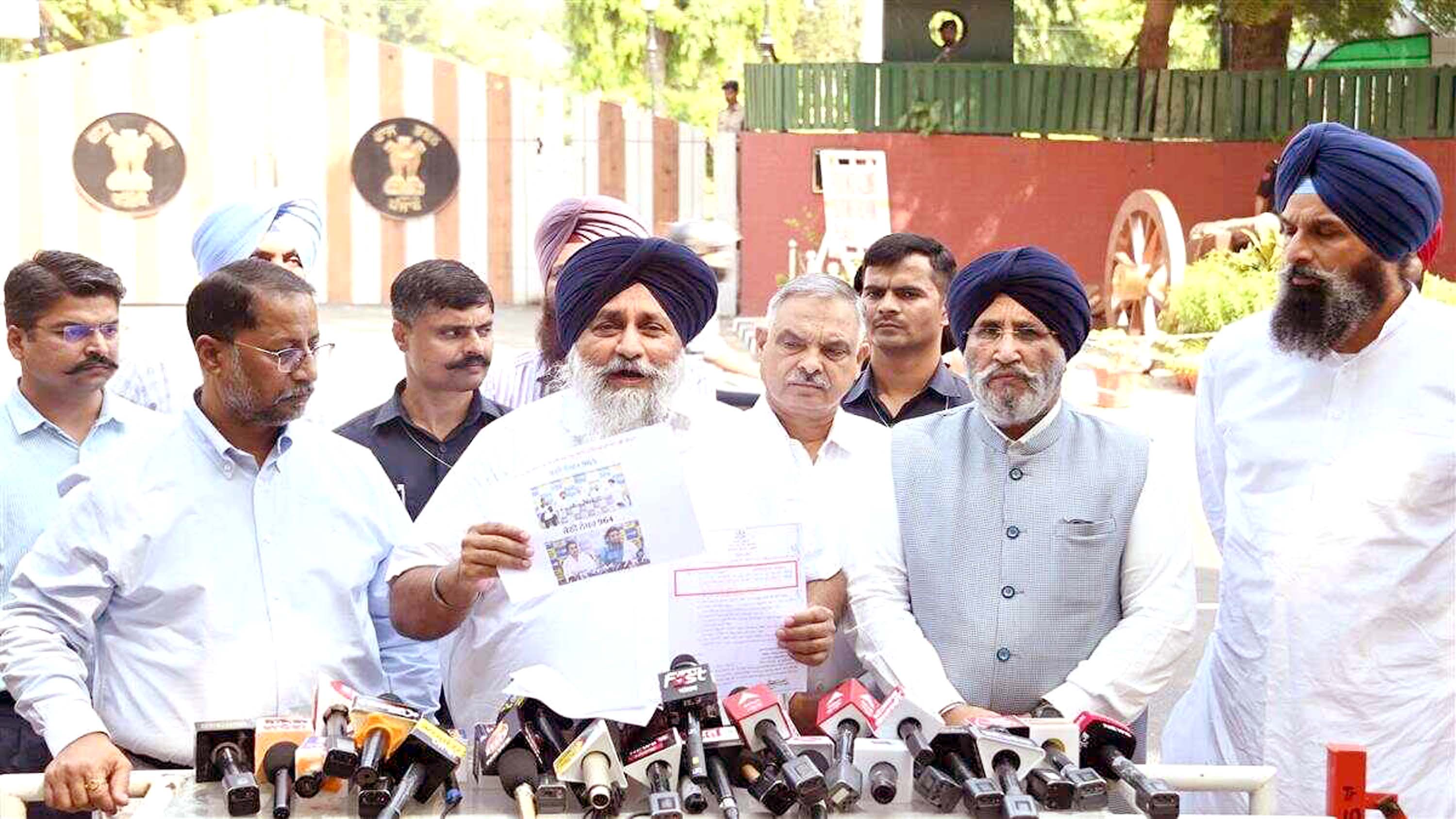 'ਪੰਜਾਬ 'ਚ ਨਾ ਕੋਈ ਨਹਿਰ ਬਣੇਗੀ ਤੇ ਨਾ ਹੀ ਪਾਣੀ ਬਾਹਰ ਜਾਵੇਗਾ', ਐੱਸਵਾਈਐੱਲ 'ਤੇ ਬੋਲੇ ਸੁਖਬੀਰ ਸਿੰਘ ਬਾਦਲ